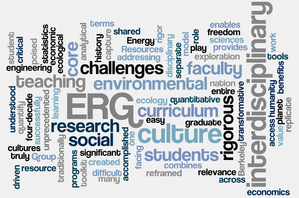 Energy & Resources Group | About ERG