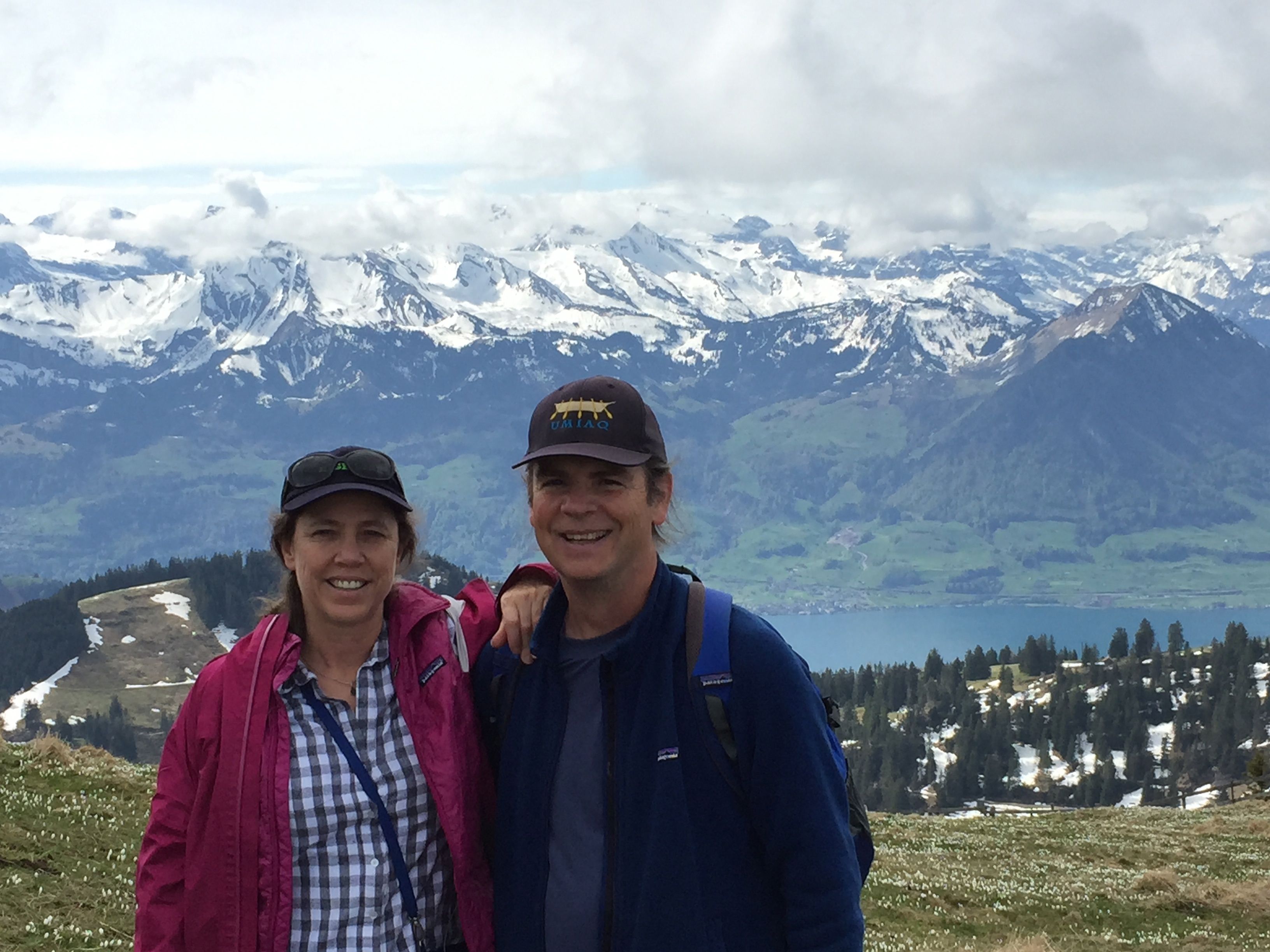 Margaret and Jim in Alps
