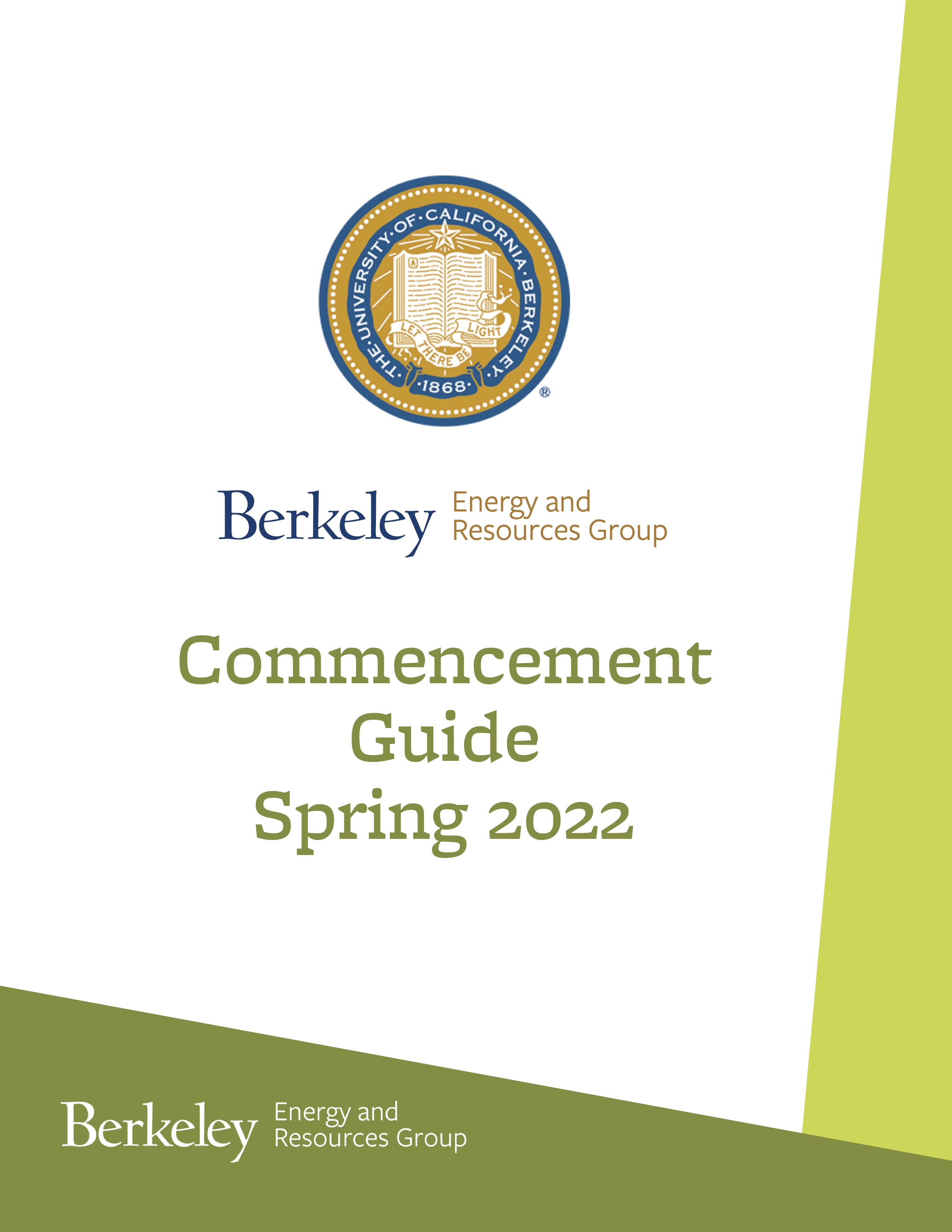 Commencement Guide Spring 2022 Title Page